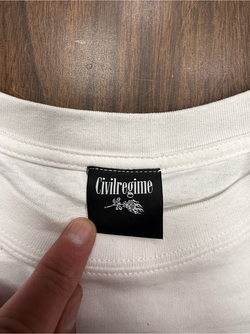 Civil Regime “It’s Our Time” White Short Sleeve Mens T-Shirt Size Medium Rare! - Picture 2 of 10